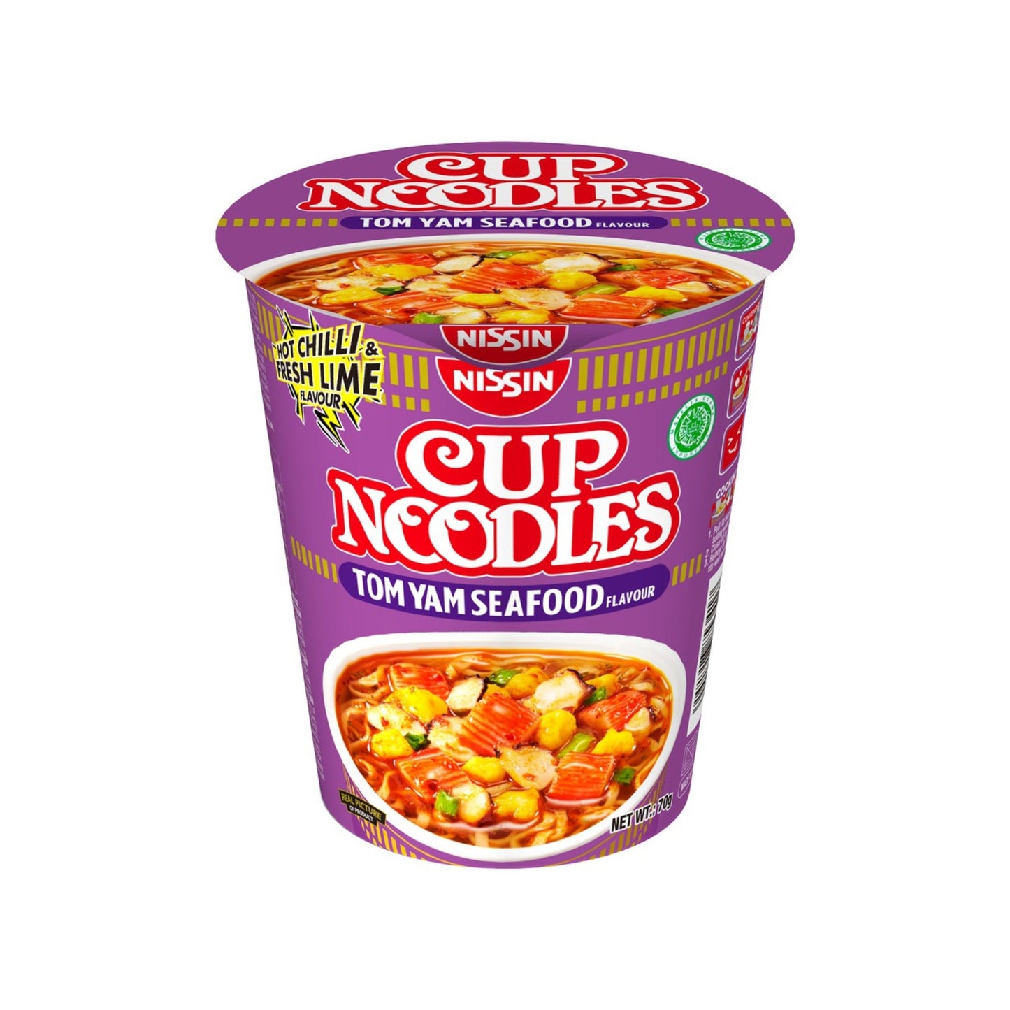 Nissin Cup Noodle Tom Yum Seafood Flavor (Hong Kong)