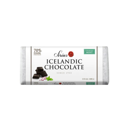 Noi Sirius 70% Dark Chocolate Crunchy Mint (3.53oz)(Iceland)