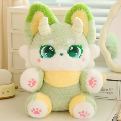 Pastel Fantasy Fox Plushies