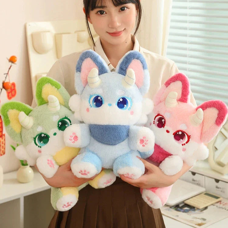 Pastel Fantasy Fox Plushies