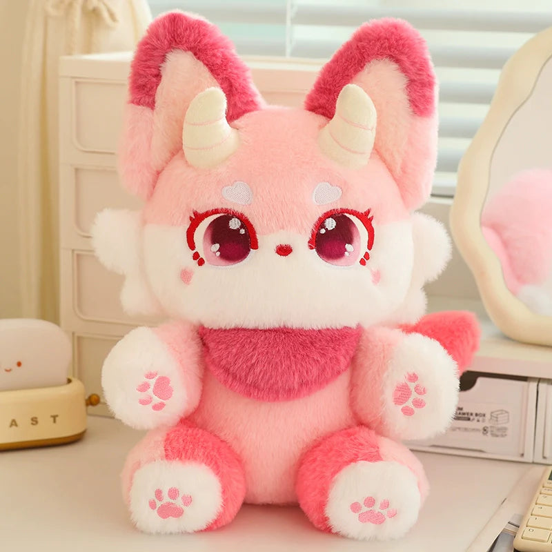 Pastel Fantasy Fox Plushies