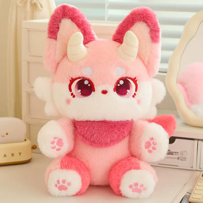 Pastel Fantasy Fox Plushies