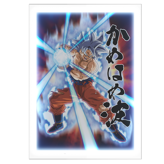 Goku Ultra Instinct LED Neon Poster (Dragon Ball Super)