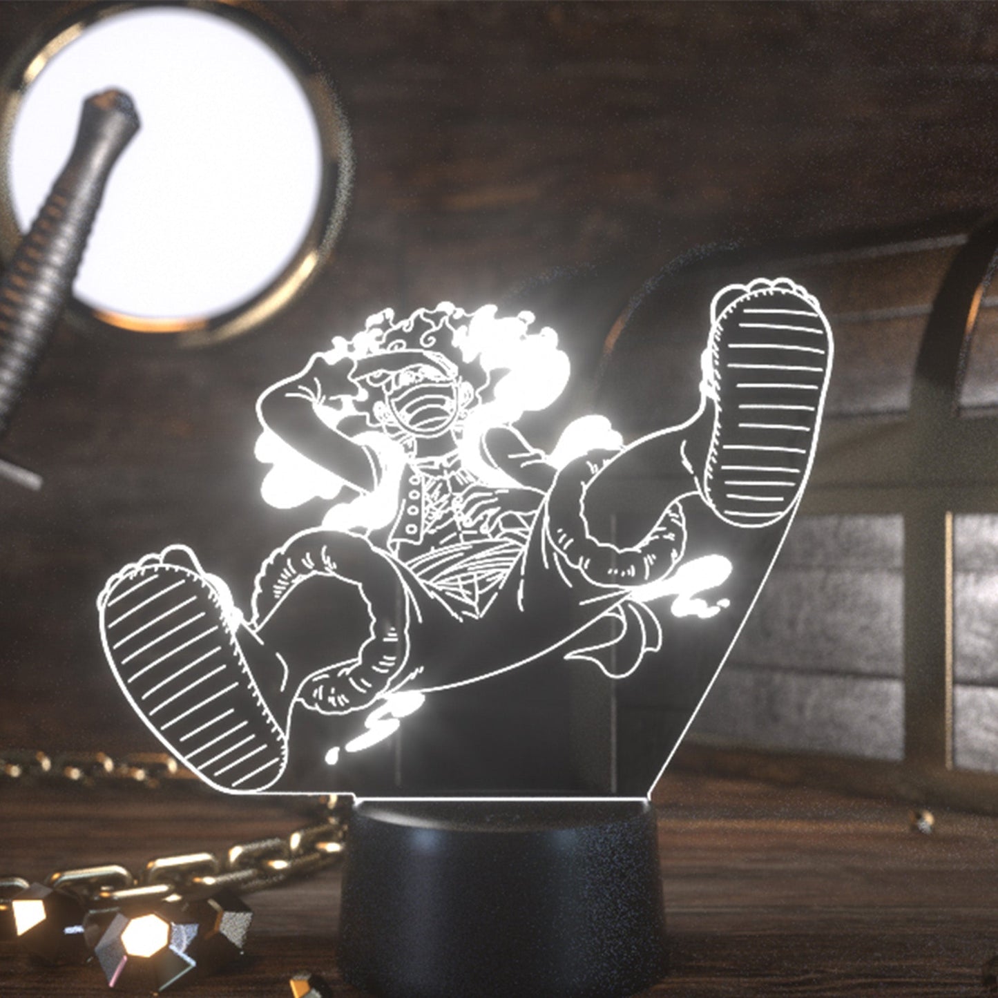 Luffy GEAR5 Laughing Otaku Lamp (One Piece)