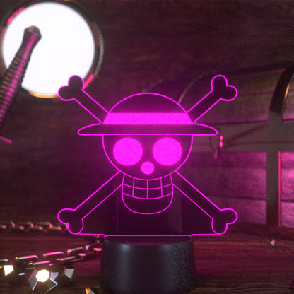 Jolly Roger Otaku Lamp (One Piece)