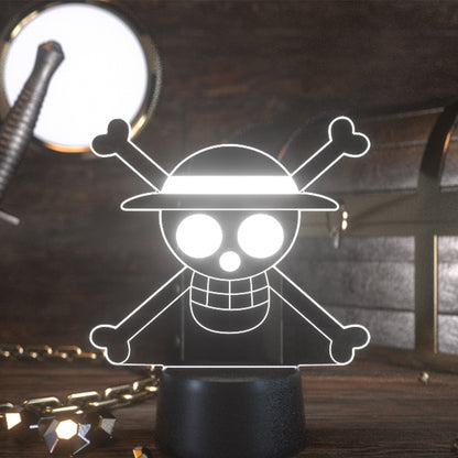 Jolly Roger Otaku Lamp (One Piece)