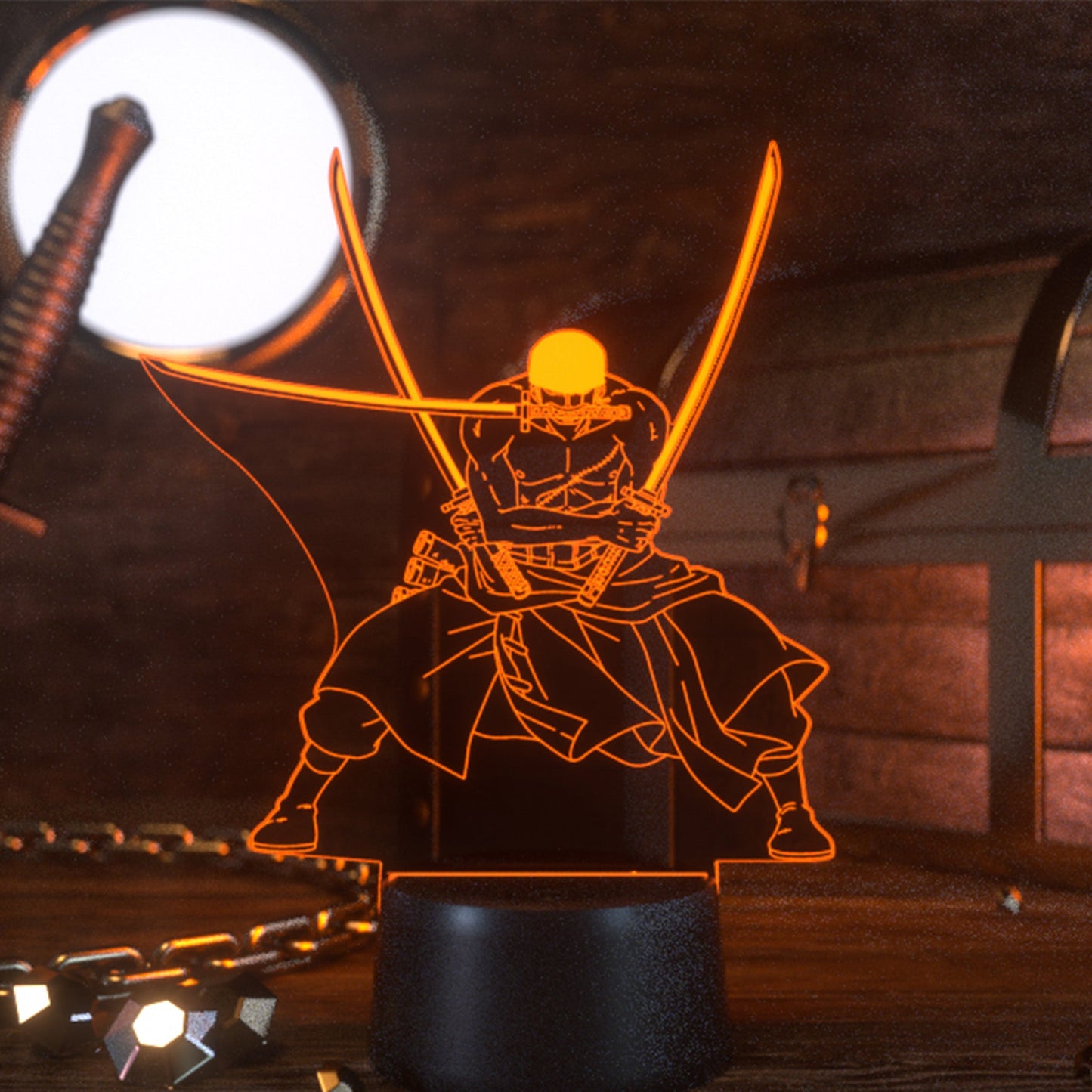 Zoro Otaku Lamp (One Piece)