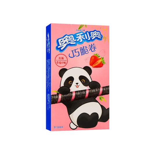 Oreo Strawberry Rolled Wafer (China)