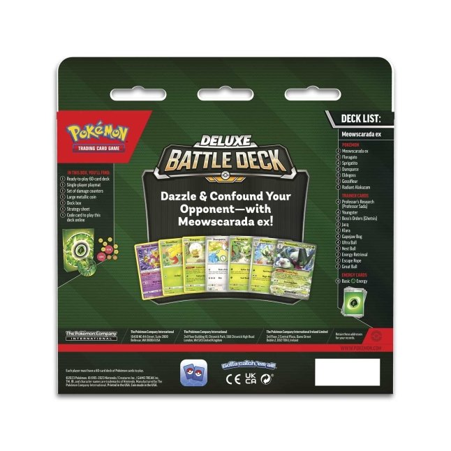 Pokémon-Sammelkartenspiel: Meowscarada ex Deluxe Battle Deck 