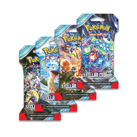 Pokemon TCG: Scarlet & Violet Stellar Crown Sleeved Booster Pack (1 Pack)