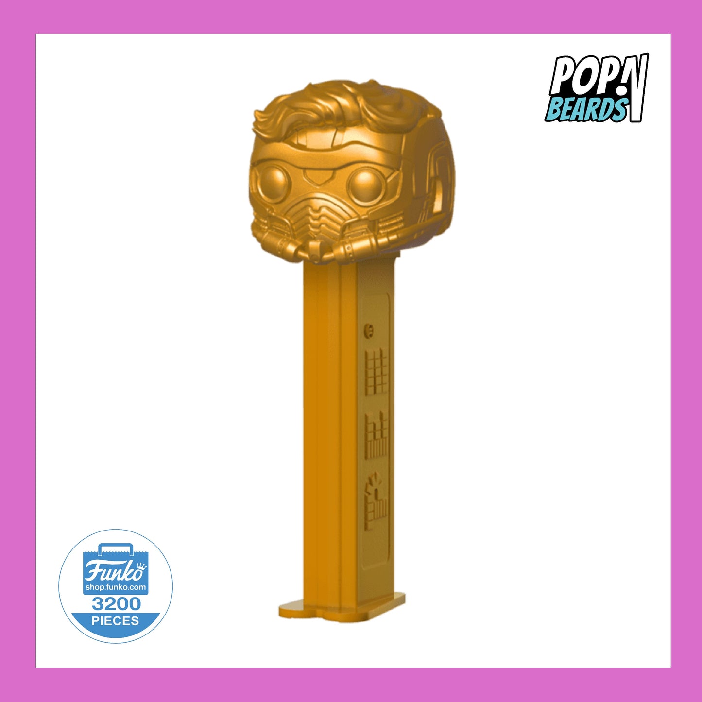 POP! PEZ: Marvel, Star-Lord (GLD) (3,200 PCS) Exclusive