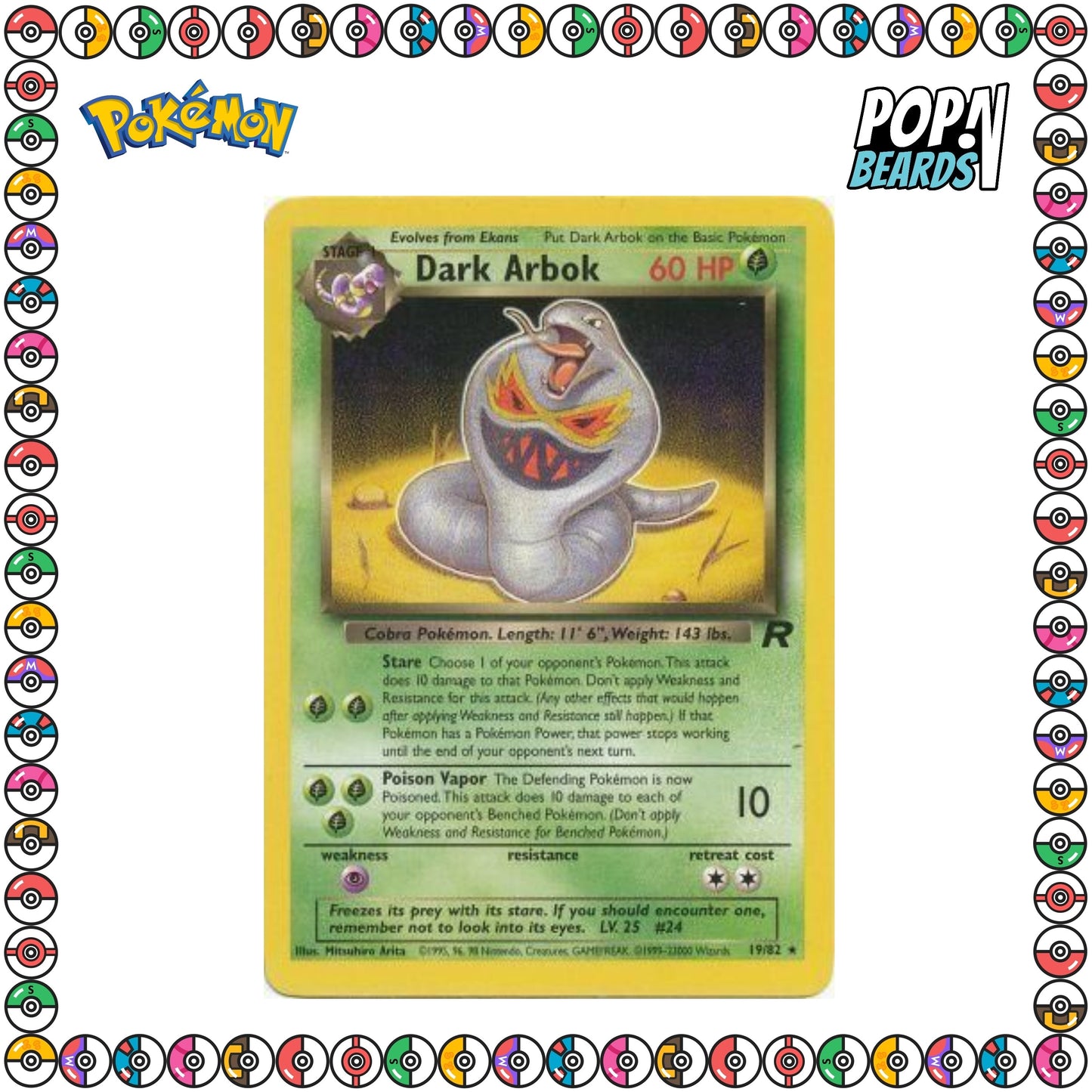 PCG: 019/082 Team Rocket, Dark Arbok