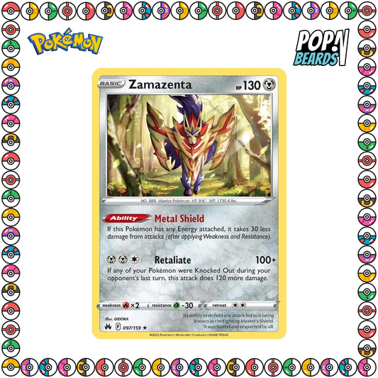 PCG: 097/159 CRZ, Zamazenta (Holo Foil)