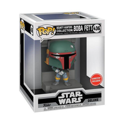 POP! Star Wars (Super Deluxe): 436 Bounty Hunters Collection, Boba Fett Exclusive