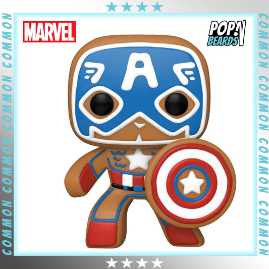 POP! Marvel: 933 Holiday Gingerbread, CPT America