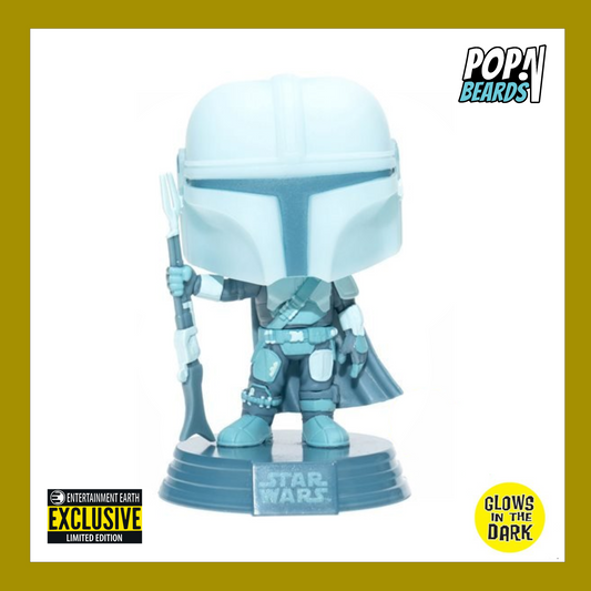 POP! Star Wars: 345 The Mandalorian, The Mandalorian (HLG) (GITD) Exclusive
