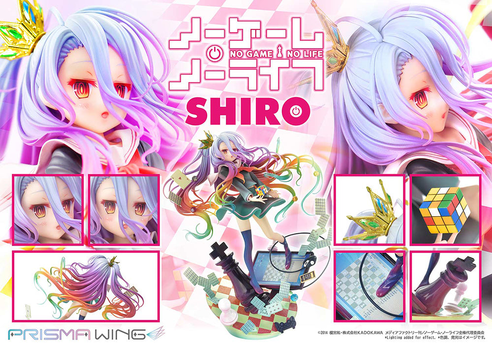 No Game No Life - Shiro 1/7 Scale Figure (Prisma Wing Ver.)