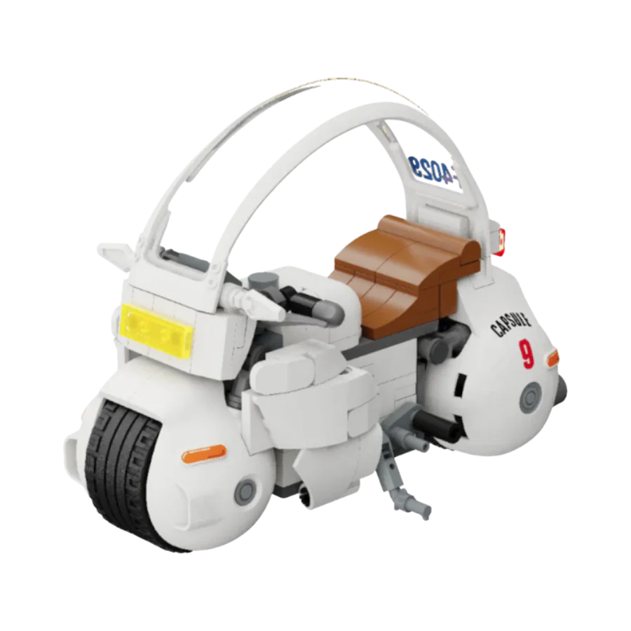 Dragon Ball Bulma's Motorcycle Building Blocks Set - 213 Piece Model Kit