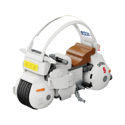 Dragon Ball Bulma's Motorcycle Building Blocks Set - 213 Piece Model Kit