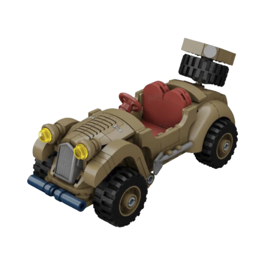 Dragon Ball Yamcha's Car Building Blocks Set - 203 Piece Model Kit