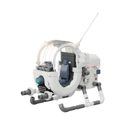 Dragon Ball Red Ribbon Army Aircraft Building Blocks Set - 325 Piece Model Kit