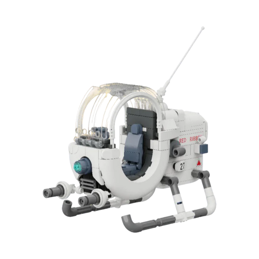 Dragon Ball Red Ribbon Army Aircraft Building Blocks Set - 325 Piece Model Kit