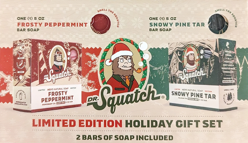 Dr. Squatch: Bar Soap, Holiday Gift Set (Limited Edition)