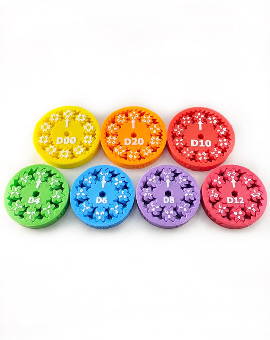 Pye Dice Multi-Colored Matte Set