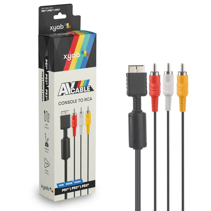 PlayStation AV | RCA Composite Cable For PS1 / PS2 / PS3