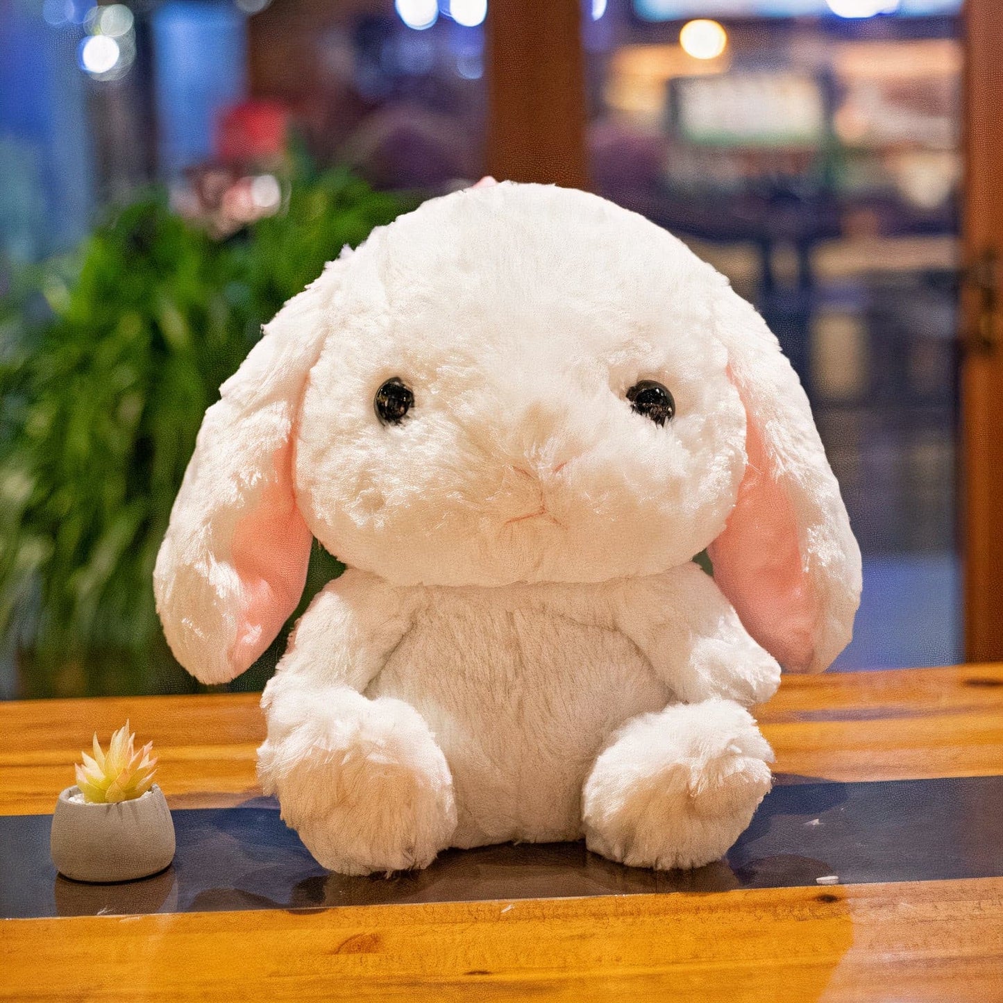 Plumpy Bunny Backpack Plushie