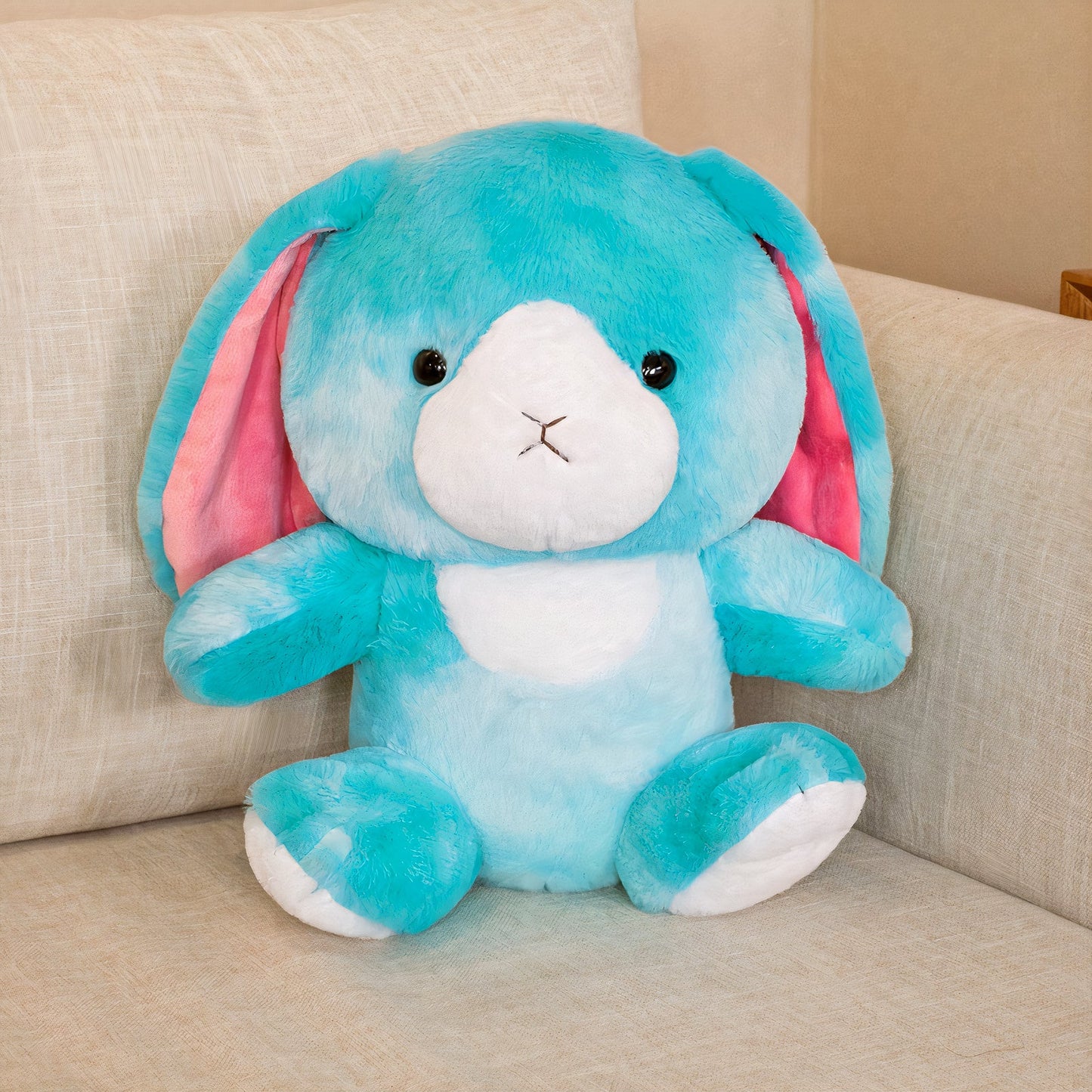Plumpy Hopper the Colorful Bunny Plushie