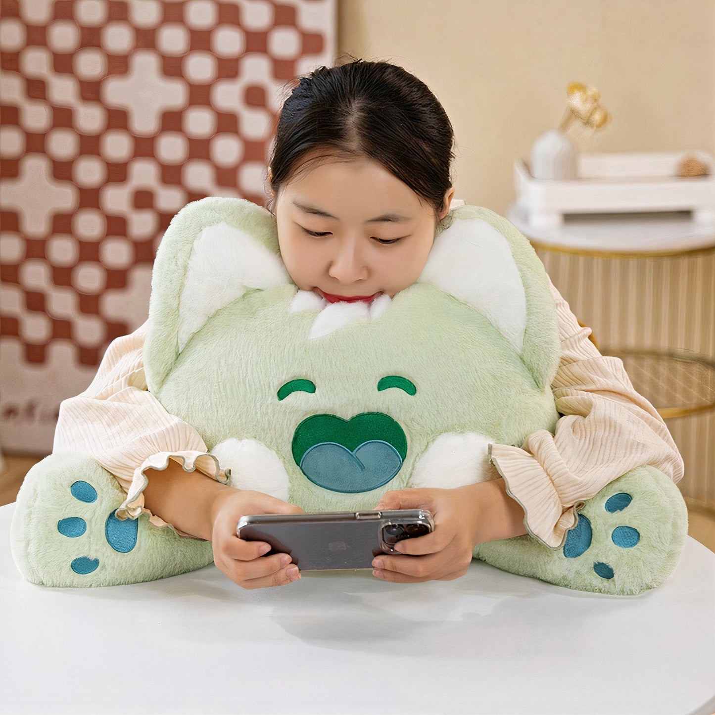 Plumpy Kawaii Cat Cushion Plushie