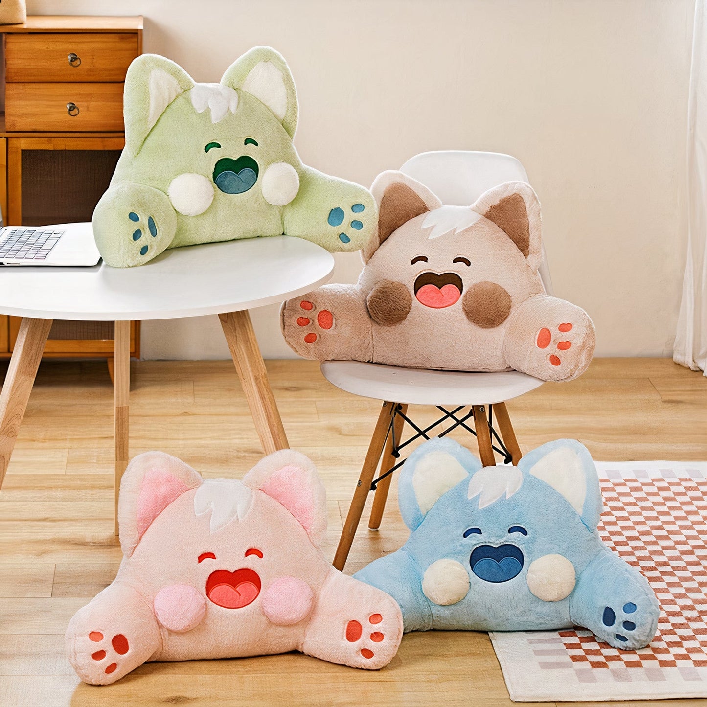 Plumpy Kawaii Cat Cushion Plushie