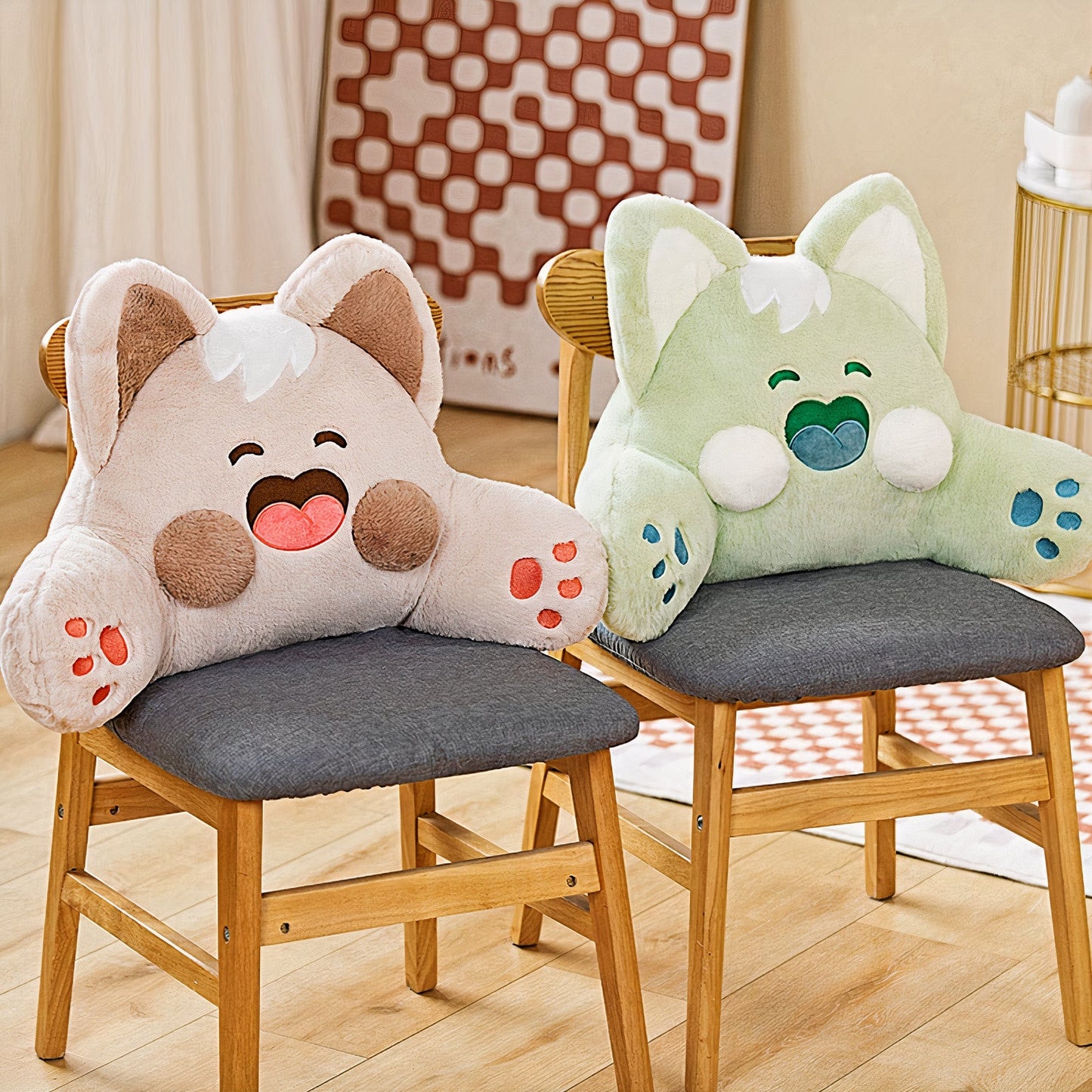 Plumpy Kawaii Cat Cushion Plushie