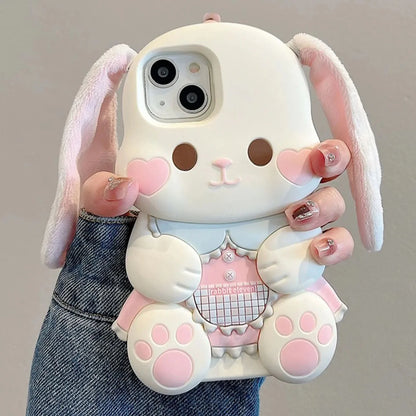 Plush Ears Bunny iPhone Case