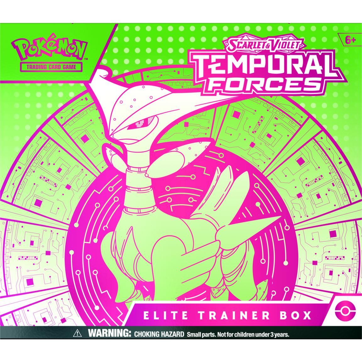 Pokémon TCG: Scarlet and Violet Temporal Forces Elite Trainer Box (Iron Leaves)