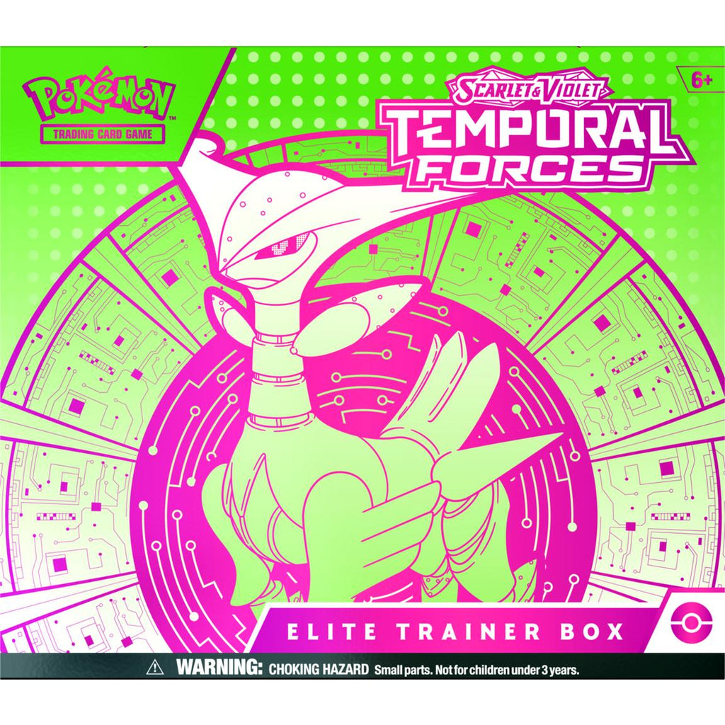 Pokmon TCG: Scarlet and Violet Temporal Forces Elite Trainer Box (Iron Leaves) Super Anime Store Pokmon TCG: Scarlet and Violet Temporal Forces Elite Trainer Box (Iron Leaves) Super Anime Store