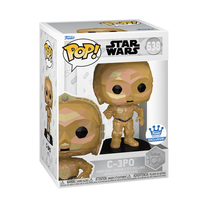 POP! Star Wars: 638 Disney 100, C-3PO (Facet) Exclusive