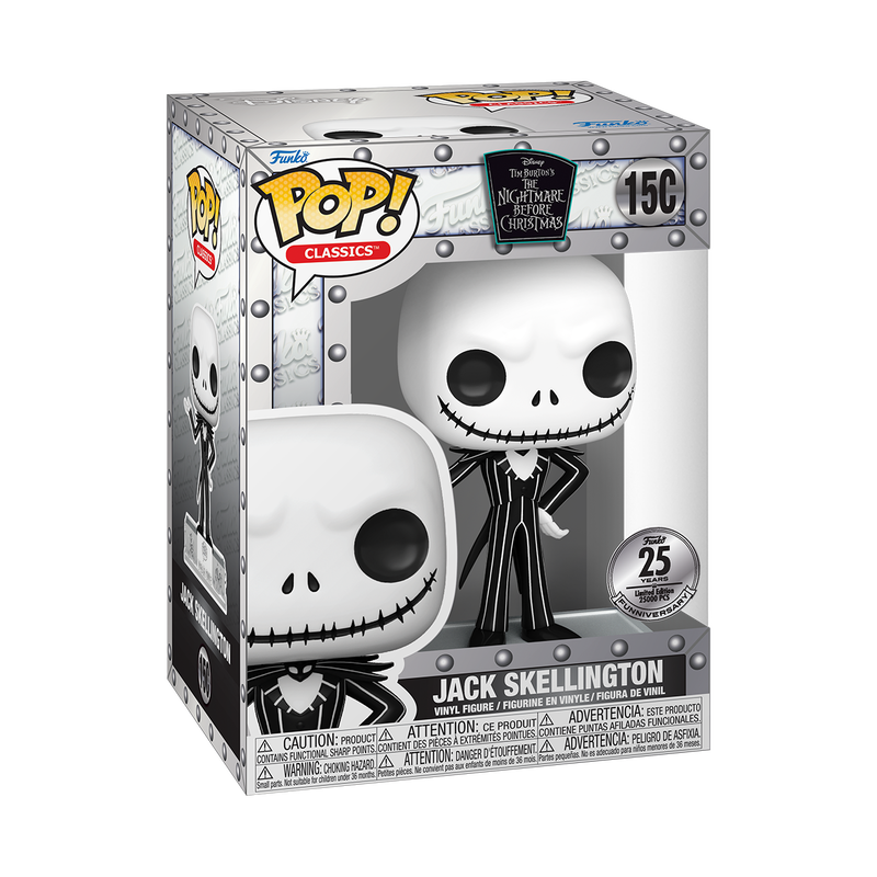 POP! Classics: 15C 25th (Disney), Jack Skellington (25,000 PCS) Exclusive