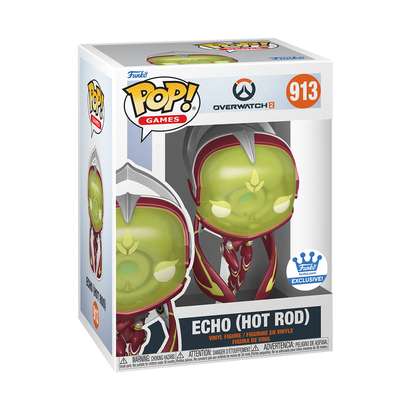 POP! Games: 913 Overwatch 2, Echo (Hot Rod) (Deluxe) Exclusive