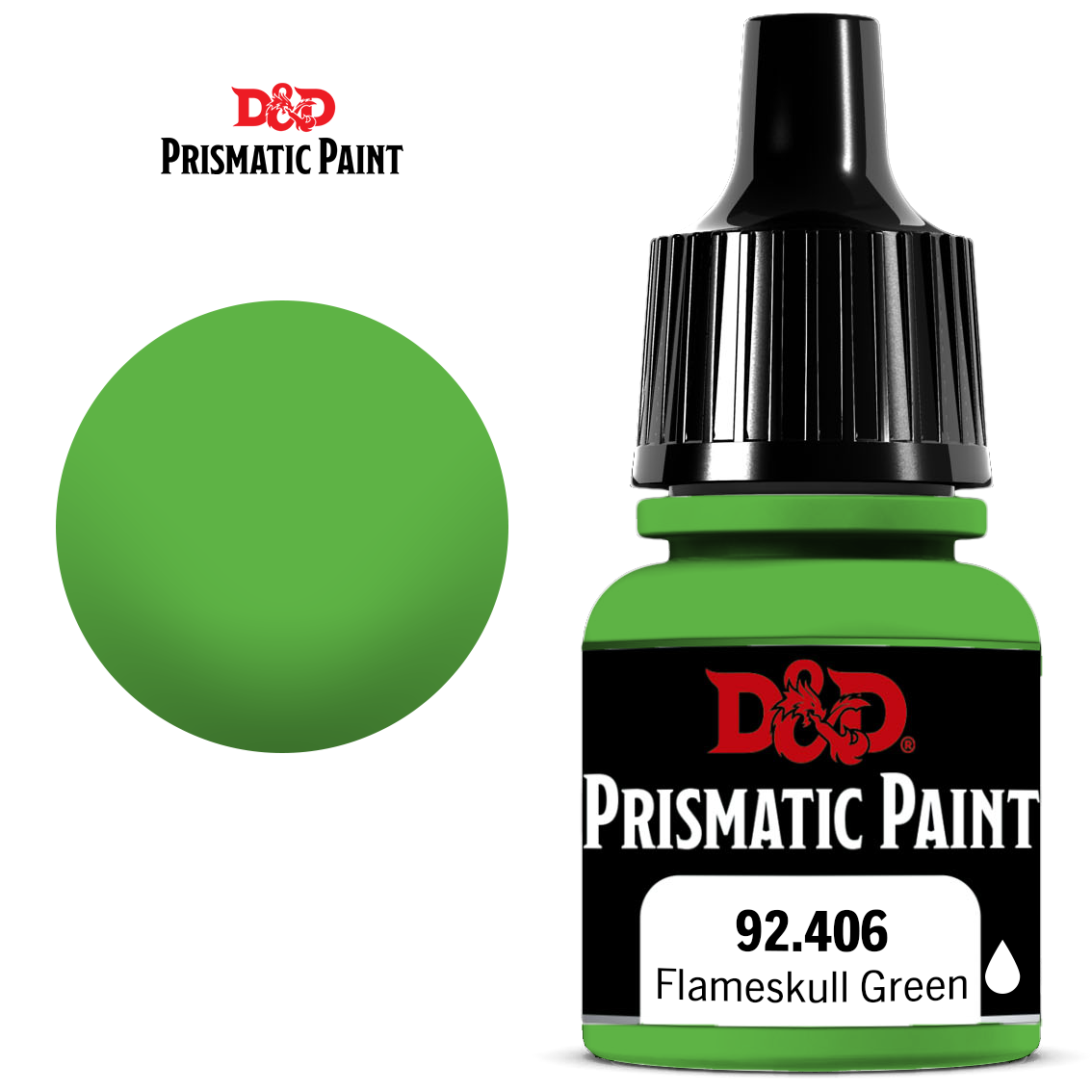 D&D Prismatic Paint: Flameskull Green