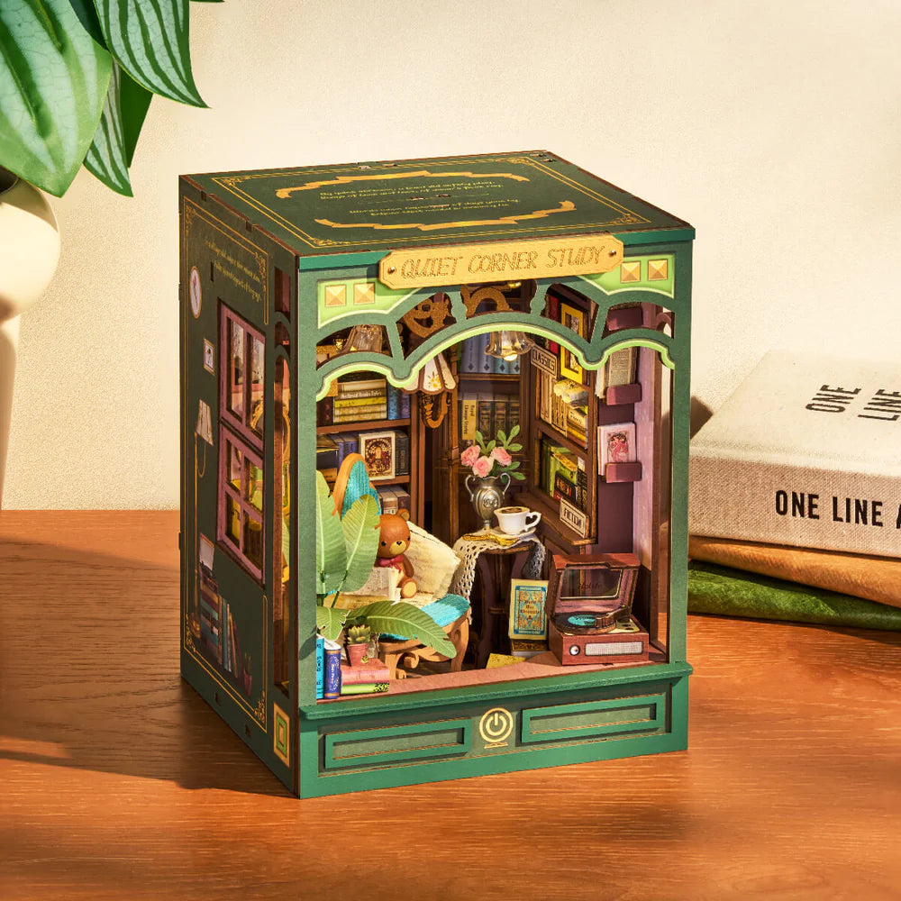Rolife Quiet Corner Study DIY Book Nook