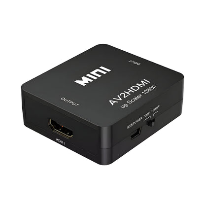 RCA AV to HDMI Converter Composite CVBS Video Adapter