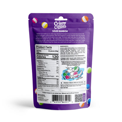 Crispy Candies - Sour Rainbow Freeze Dried Candy 114g