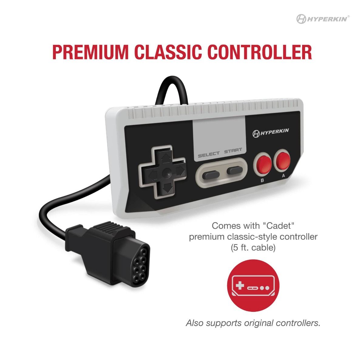 RetroN 1 AV Gaming Console Compatible With NES® (Gray)