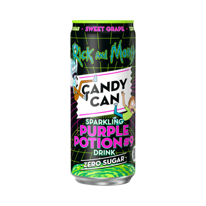 Rick and Morty Sparkling Purple Potion #9 - Sweet Grape Zero Sugar (330ml) (Netherlands)