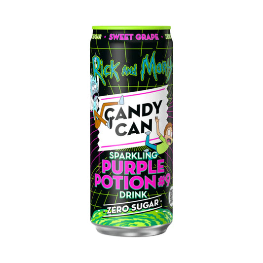 Rick and Morty Sparkling Purple Potion #9 - Sweet Grape Zero Sugar (330ml) (Netherlands)