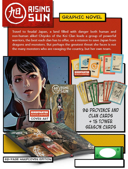 Rising Sun: Graphic Novel + Kickstarter Exclusive Comic Book Extras