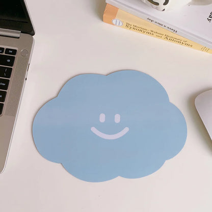 Kawaii Happy Cloud Mouse Pad