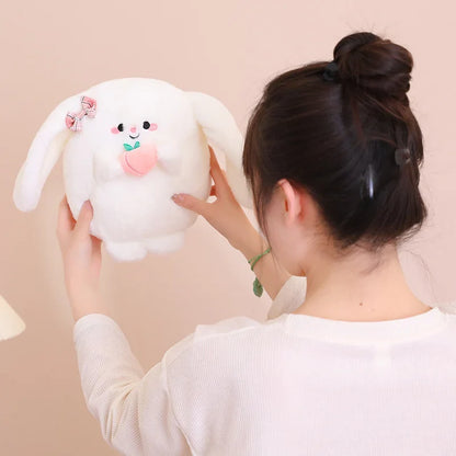 Cute Peach Bunny Plushie